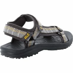 Jack Wolfskin Wave Breaker Sandals Men asphalt -Cheap Casual Sandals Store jack wolfskin wave breaker sandals men asphalt 3