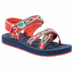 Jack Wolfskin Zulu Sandals Kids red/blue
