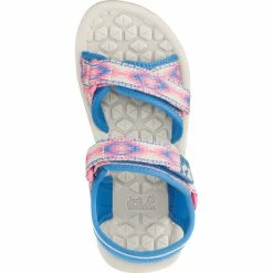 Jack Wolfskin Zulu VC Sandals Kids coral/blue -Cheap Casual Sandals Store jack wolfskin zulu vc sandals kids coral blue 5