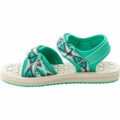Jack Wolfskin Zulu VC Sandals Kids green/light green -Cheap Casual Sandals Store jack wolfskin zulu vc sandals kids green light green 4