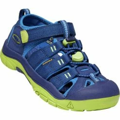 Keen Newport H2 Sandals Youth blue depths/chartreuse