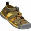 Keen Seacamp II CNX Sandals Youth military olive/saffron