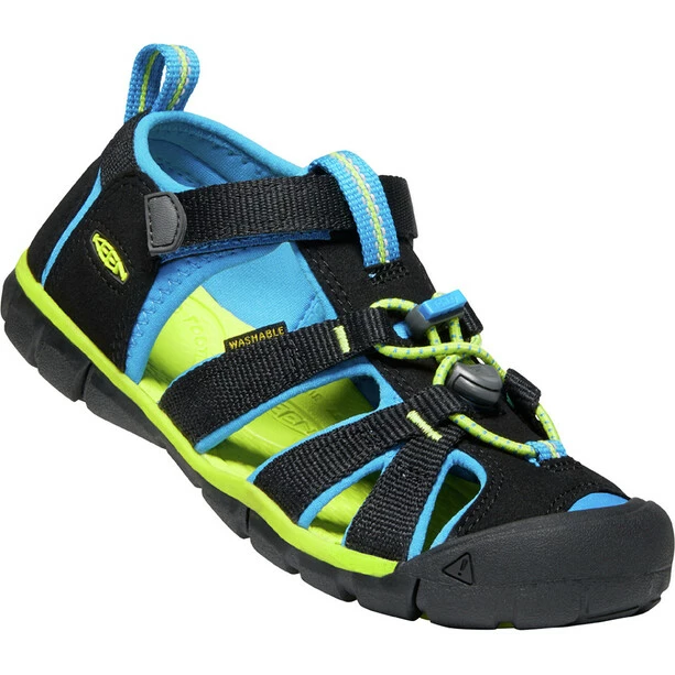Keen Seacamp II CNX Sandals Kids black/brilliant blue 3 Keen Seacamp II CNX Sandals Kids black/brilliant blue