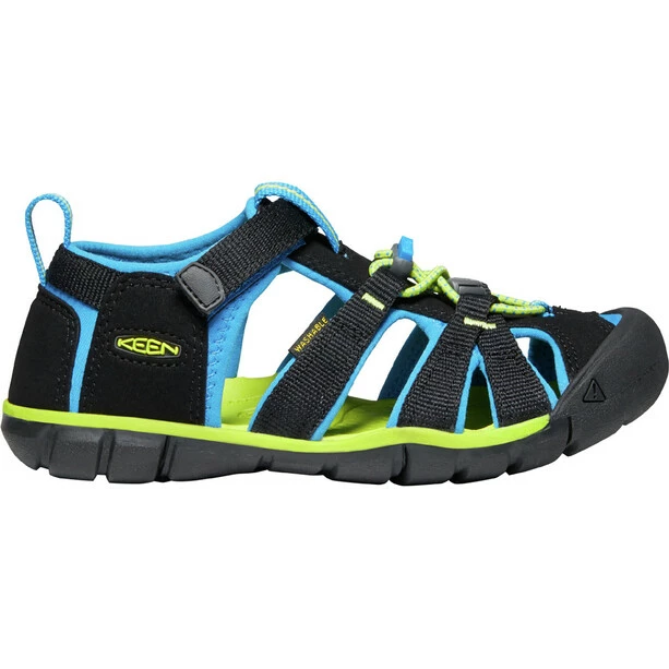 Keen Seacamp II CNX Sandals Kids black/brilliant blue 4 Keen Seacamp II CNX Sandals Kids black/brilliant blue - Image 2
