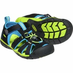 Keen Seacamp II CNX Sandals Kids black/brilliant blue 12 Keen Seacamp II CNX Sandals Kids black/brilliant blue -Cheap Casual Sandals Store keen seacamp ii cnx sandalen kinder black brilliant blue 5