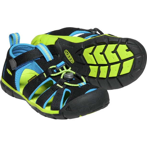 Keen Seacamp II CNX Sandals Kids black/brilliant blue 7 Keen Seacamp II CNX Sandals Kids black/brilliant blue - Image 5