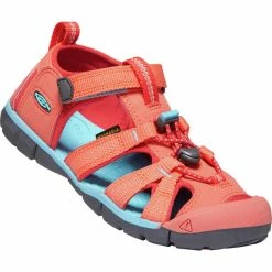 Keen Seacamp II CNX Sandals Kids coral/poppy red
