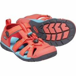 Keen Seacamp II CNX Sandals Kids coral/poppy red -Cheap Casual Sandals Store keen seacamp ii cnx sandalen kinder coral poppy red 5