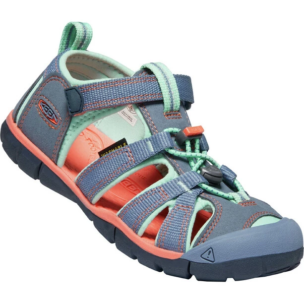 Keen Seacamp II CNX Sandals Kids flint stone/ocean wave 3 Keen Seacamp II CNX Sandals Kids flint stone/ocean wave
