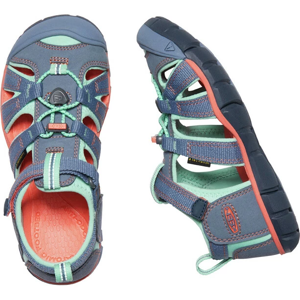 Keen Seacamp II CNX Sandals Kids flint stone/ocean wave 6 Keen Seacamp II CNX Sandals Kids flint stone/ocean wave - Image 4
