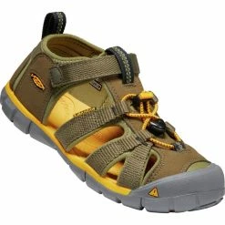 Keen Seacamp II CNX Sandals Kids military olive/saffron