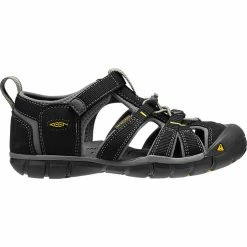 Keen Seacamp II CNX Sandals Youth black/yellow -Cheap Casual Sandals Store keen seacamp ii cnx sandals children black yellow 2