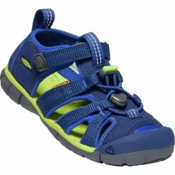 Keen Seacamp II CNX Sandals Kids blue depths/chartreuse