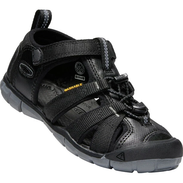 Keen Seacamp II CNX Sandals Kids black/steel grey 3 Keen Seacamp II CNX Sandals Kids black/steel grey