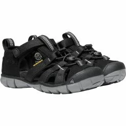Keen Seacamp II CNX Sandals Kids black/steel grey 11 Keen Seacamp II CNX Sandals Kids black/steel grey -Cheap Casual Sandals Store keen seacamp ii cnx sandals kinder black steel grey 4