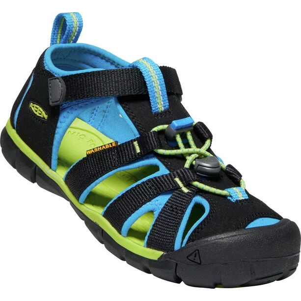 Keen Seacamp II CNX Sandals Youth black/brilliant blue 3 Keen Seacamp II CNX Sandals Youth black/brilliant blue