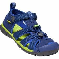 Keen Seacamp II CNX Sandals Youth blue depths/chartreuse