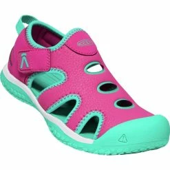 Keen Stingray Sandals Kids very berry/peacock green