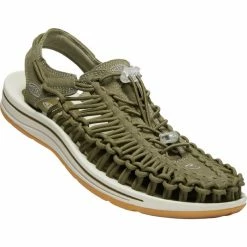 Keen Uneek Canvas Sandals Men military olive/timberwolf