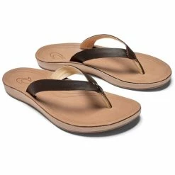 OluKai Nonohe Sandals Women dark java/golden sand -Cheap Casual Sandals Store olukai nonohe sandals women dark java golden sand 2