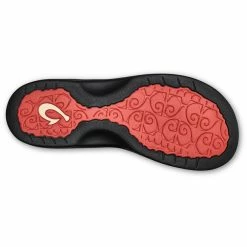 OluKai Ohana Sandals Women hot coral/black -Cheap Casual Sandals Store olukai ohana sandals women hot coral black 4