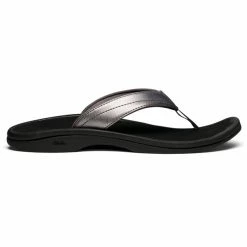 OluKai Ohana Sandals Women pewter/black