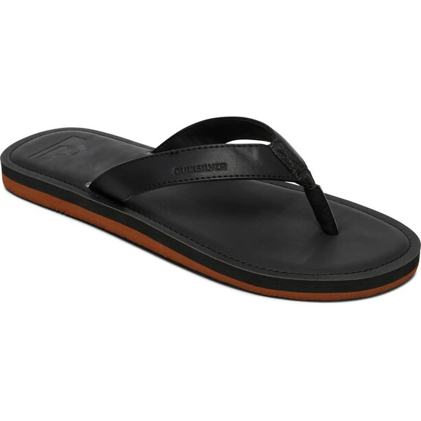 Quiksilver Molokai Nubuck II Sandals Men solid black 3 Quiksilver Molokai Nubuck II Sandals Men solid black