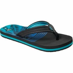 Reef Ahi Sandals Boys aqua palms