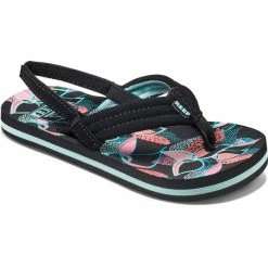 Reef Ahi Sandals Kids layered floral