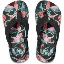 Reef Ahi Sandals Kids layered floral -Cheap Casual Sandals Store reef ahi sandals kids layered floral 4
