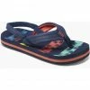 Reef Ahi Sandals Kids navy palms stripe -Cheap Casual Sandals Store reef ahi sandals kids navy palms stripe 1