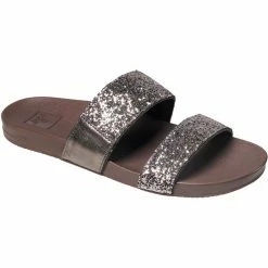 Reef Cushion Bounce Vista Sol Slides Women safari