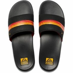 Reef One Slide Slipper Sandals Men sunset stripe -Cheap Casual Sandals Store reef one slide slipper sandals men sunset stripe 4