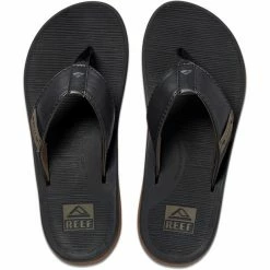 Reef Santa Ana Flip Sandals Men black -Cheap Casual Sandals Store reef santa ana flip sandals men black 4