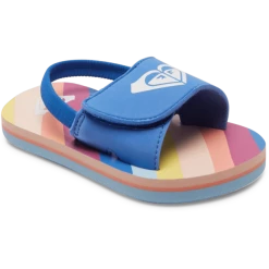 Roxy Finn Sandals Girls baja blue/crazy pink