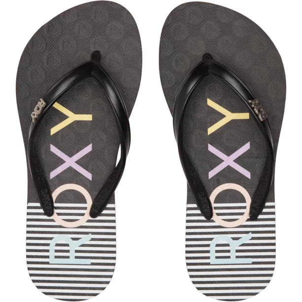 Roxy RG Viva Stamp II Sandals Girls black/berry 6 Roxy RG Viva Stamp II Sandals Girls black/berry - Image 4