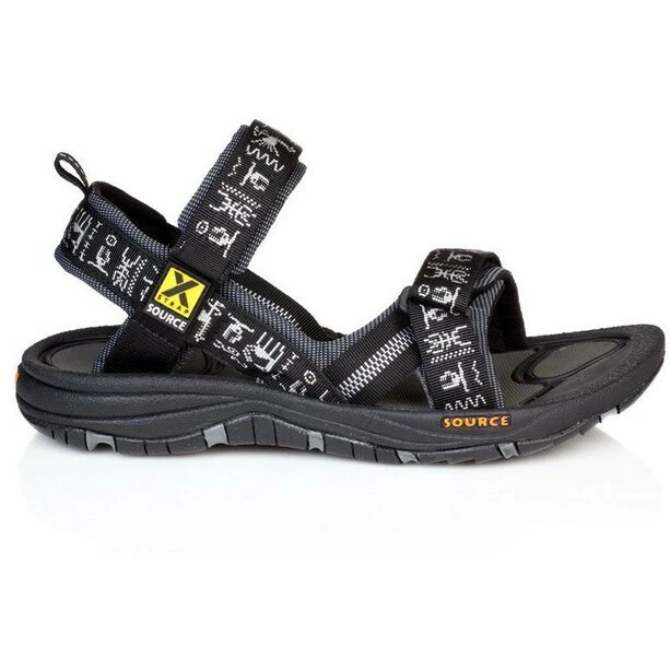 SOURCE Gobi Sandals Men black inca 3 SOURCE Gobi Sandals Men black inca