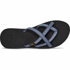 Teva Olowahu Sandals Women falls blue indigo -Cheap Casual Sandals Store teva olowahu sandalen damen falls blue indigo 4