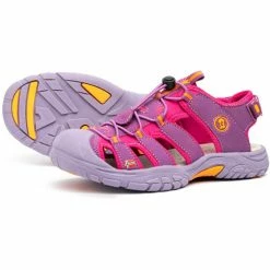 TROLLKIDS Kvalvika Sandals Kids dark rose/orange -Cheap Casual Sandals Store trollkids kvalvika sandals kids dark rose orange 5