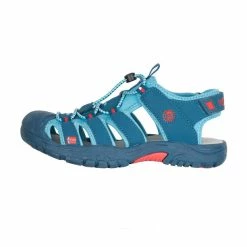 TROLLKIDS Kvalvika Sandals Kids dolphin blue/spicy red