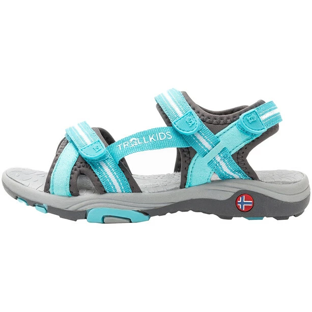 TROLLKIDS Preikestolen Sandals Girls mint/ grey 4 TROLLKIDS Preikestolen Sandals Girls mint/ grey - Image 2