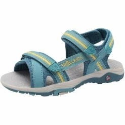TROLLKIDS Preikestolen Sandals Girls glacier green/lemonade