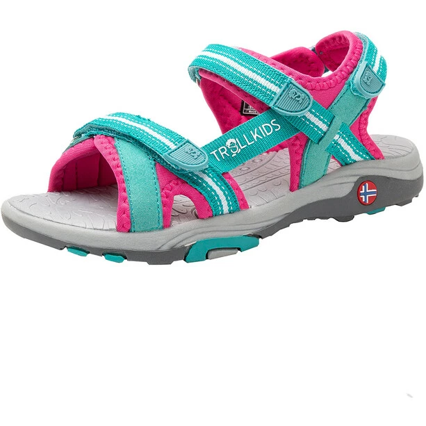 TROLLKIDS Preikestolen Sandals Girls smaragd/rubine 3 TROLLKIDS Preikestolen Sandals Girls smaragd/rubine