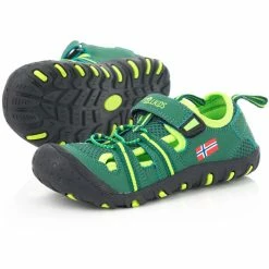 TROLLKIDS Sandefjord Sandals Kids dark green/light green