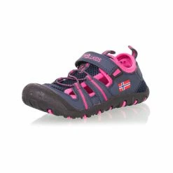 TROLLKIDS Sandefjord Sandals Kids navy/magenta